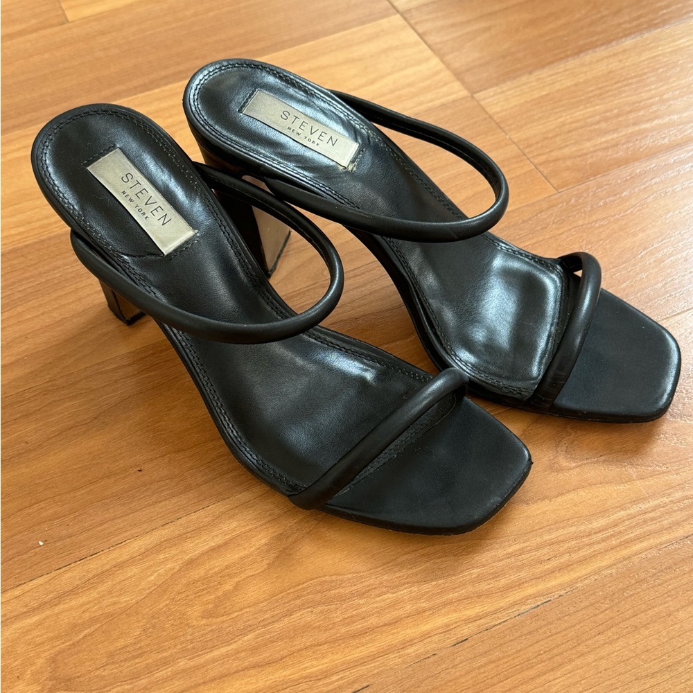 Black Strappy Heels